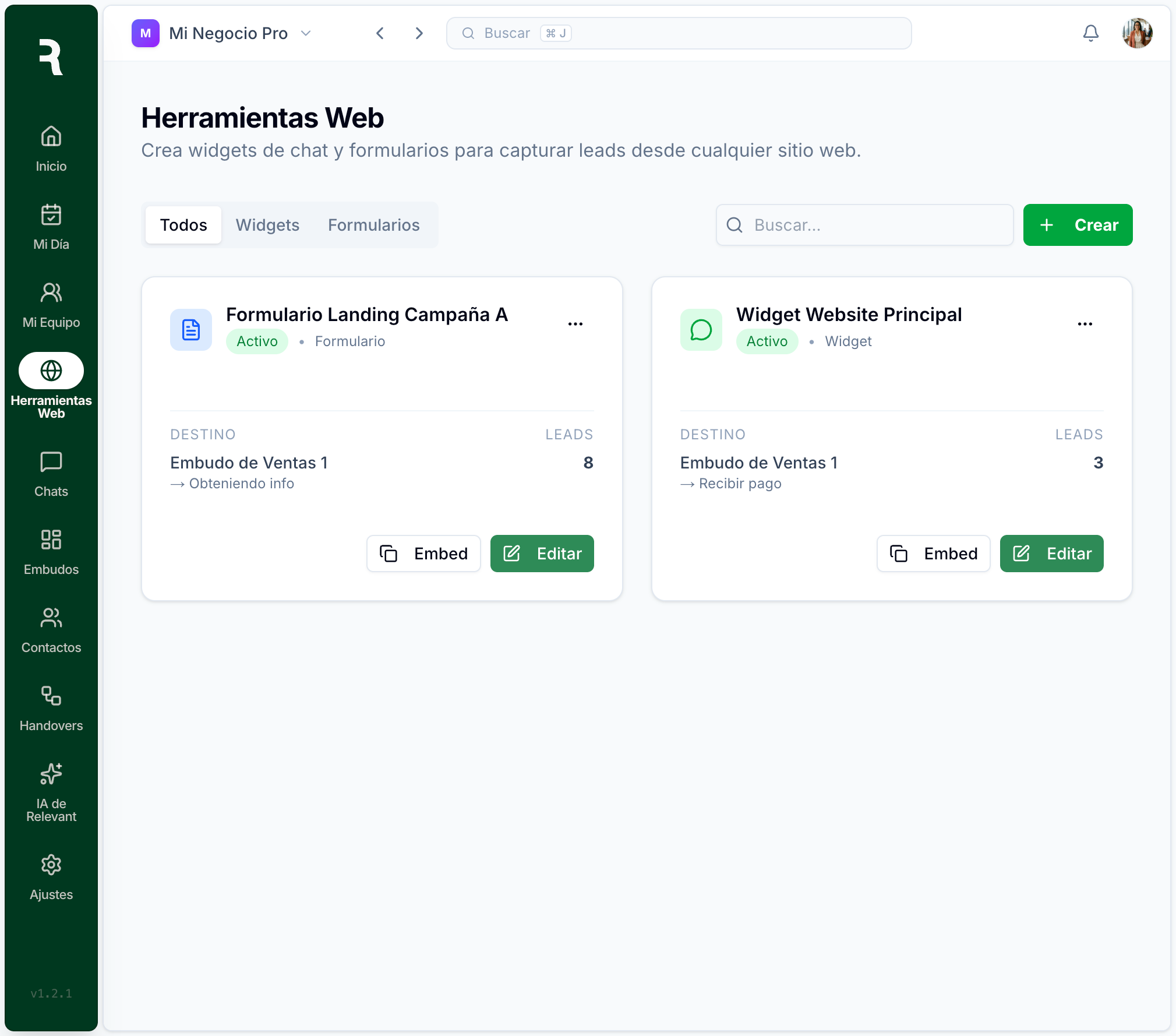 Captura cada lead sin perder ninguno